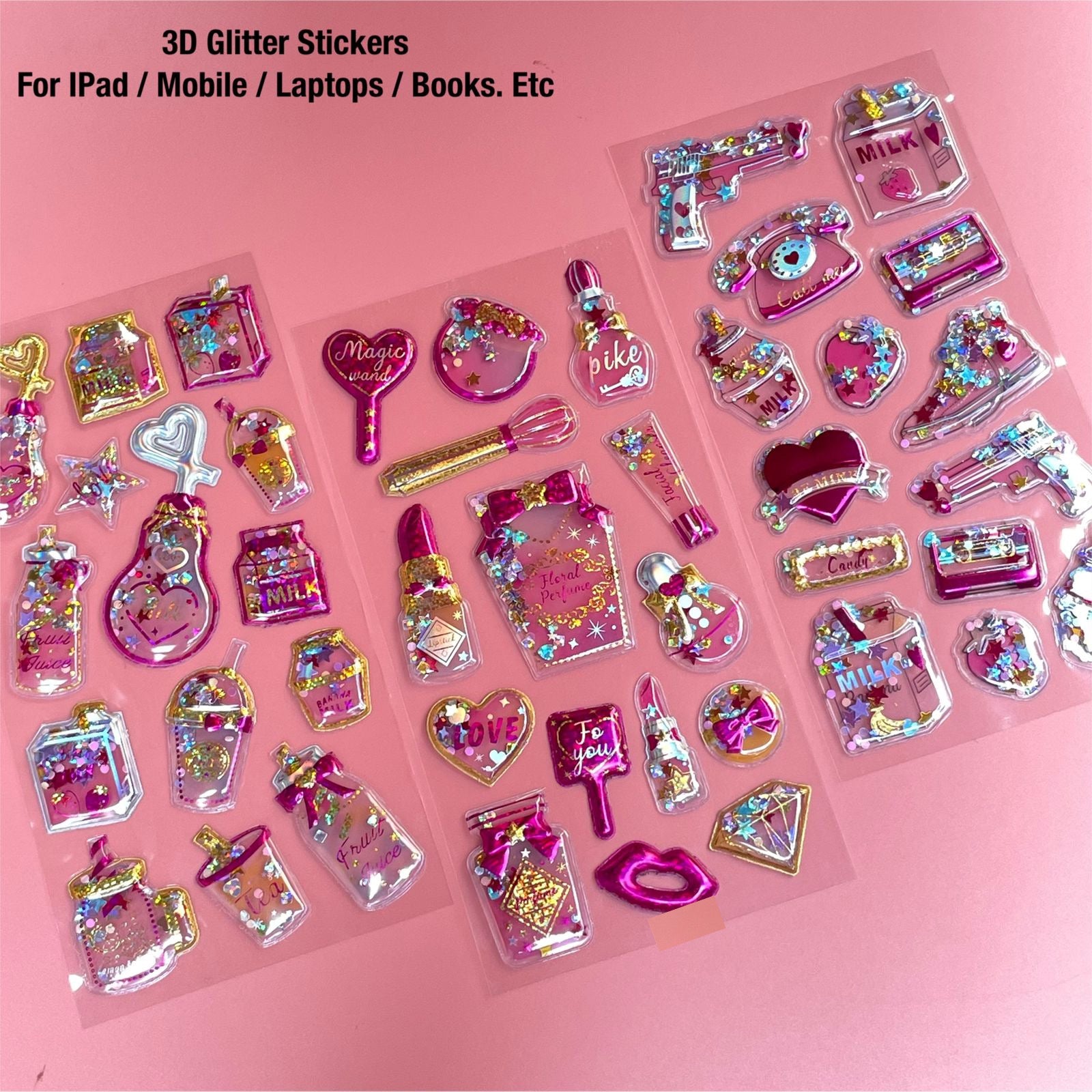 Shining magic 3d stickers( glitter) – The Gifts Quest