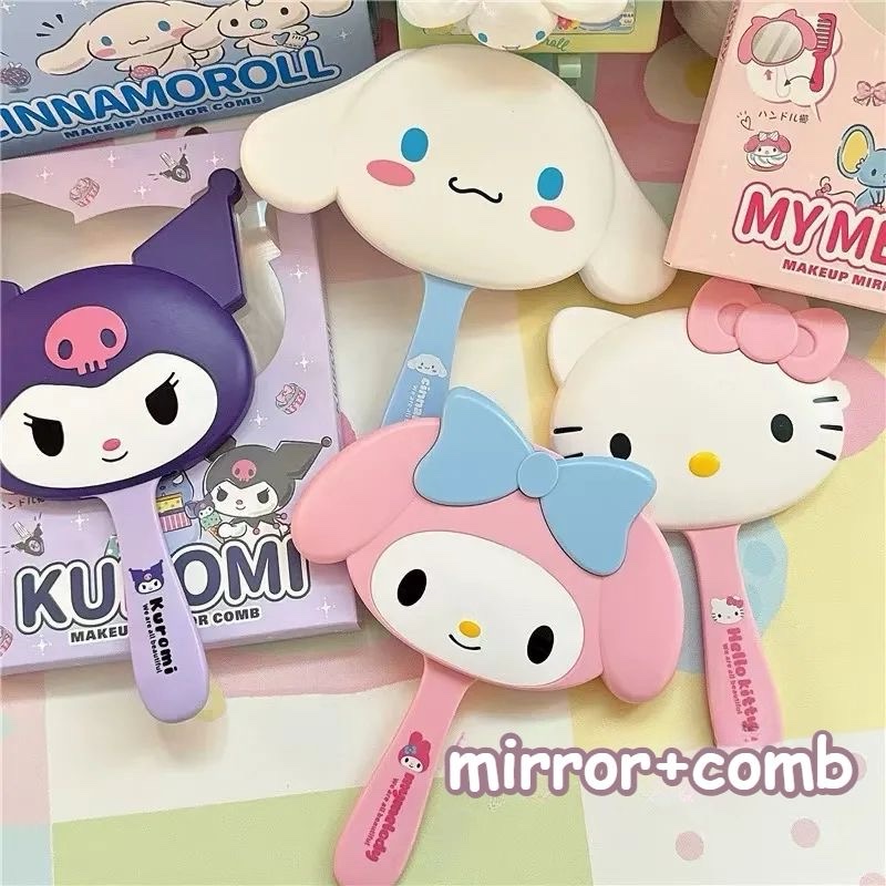 img_8895 Kuromi Mirror & Comb Set