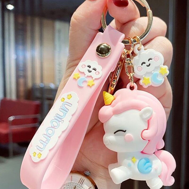 Unicorn keychain