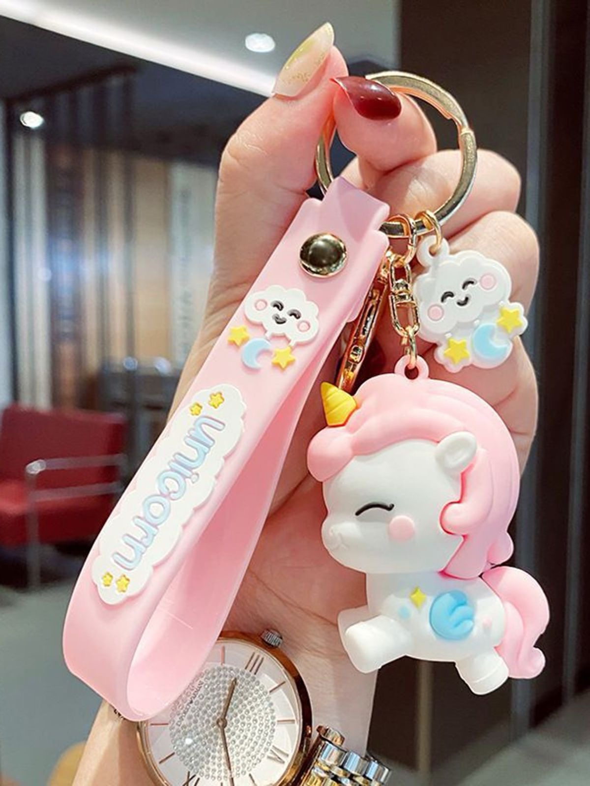 Unicorn keychain