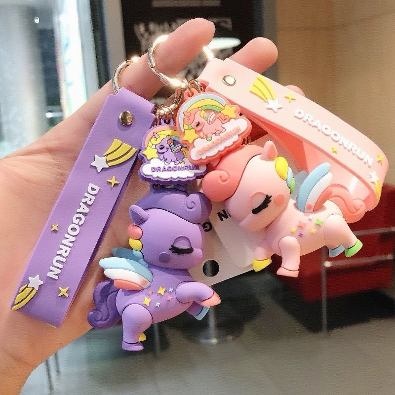 Unicorn keychain
