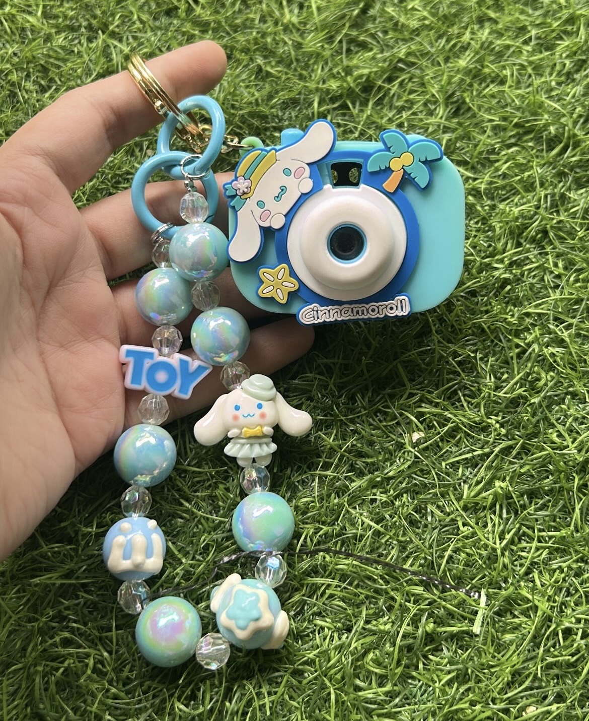 Camera projector keychain