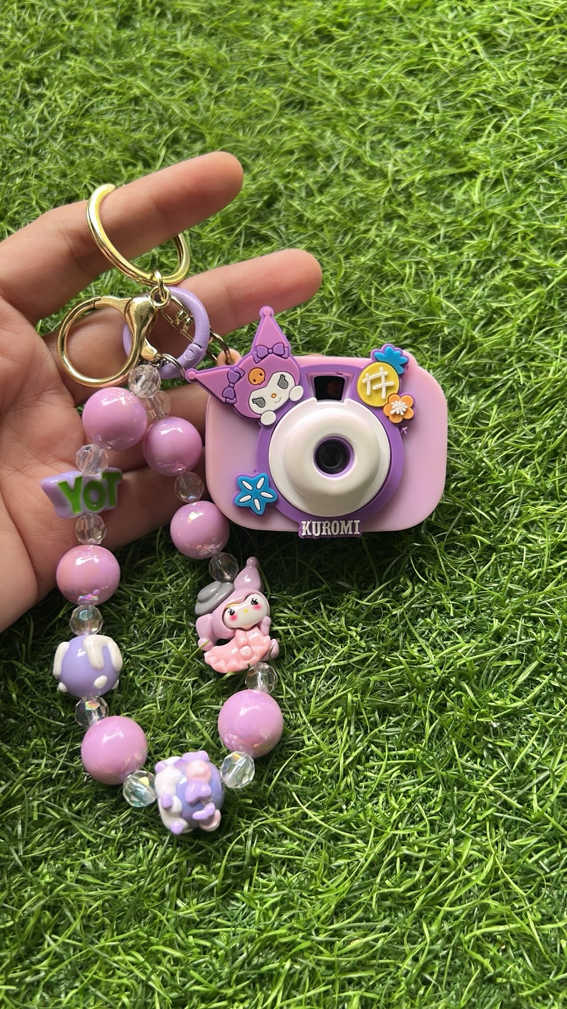 Camera projector keychain