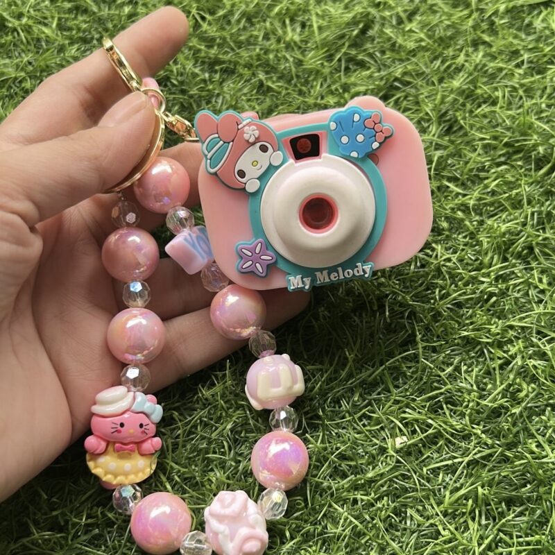 Camera projector keychain