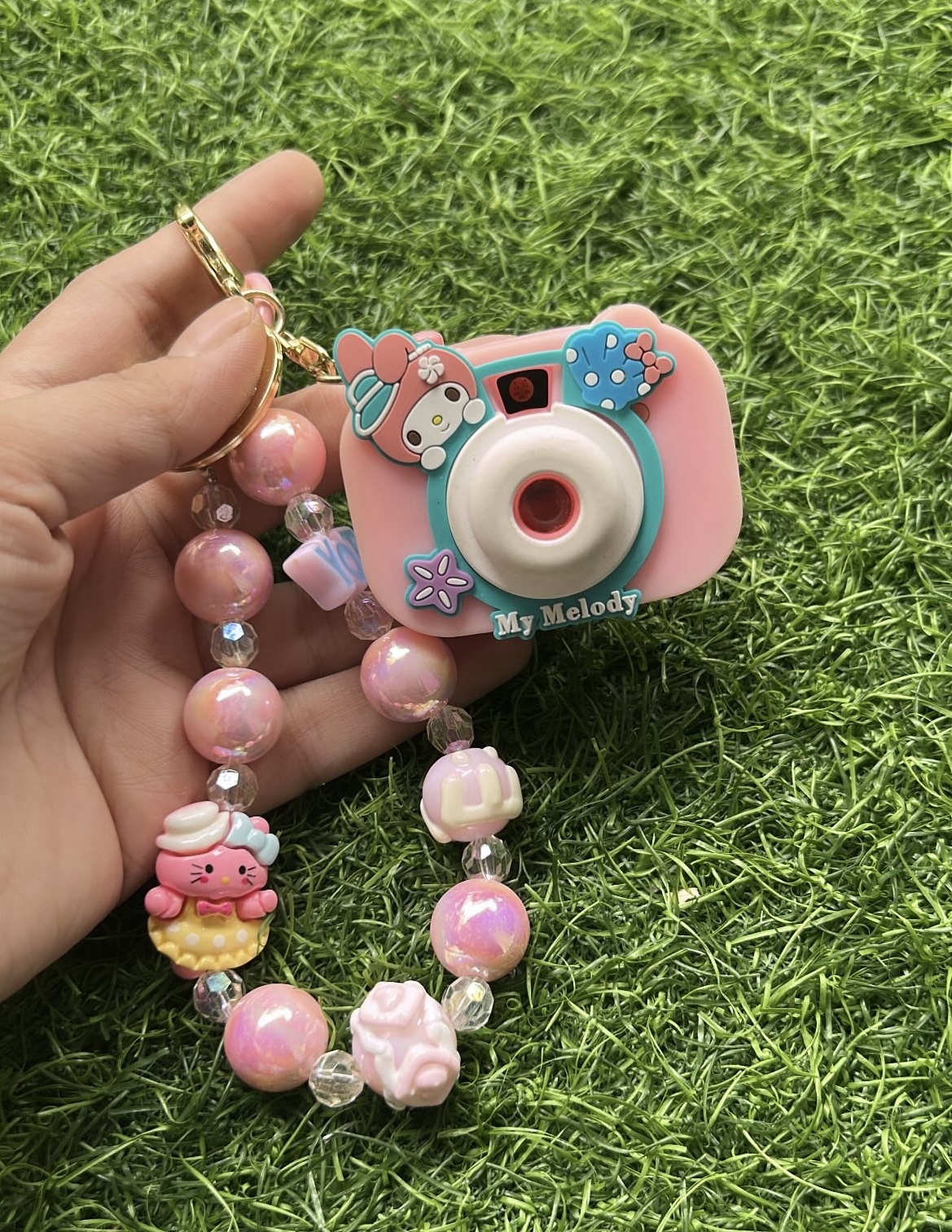 Camera projector keychain