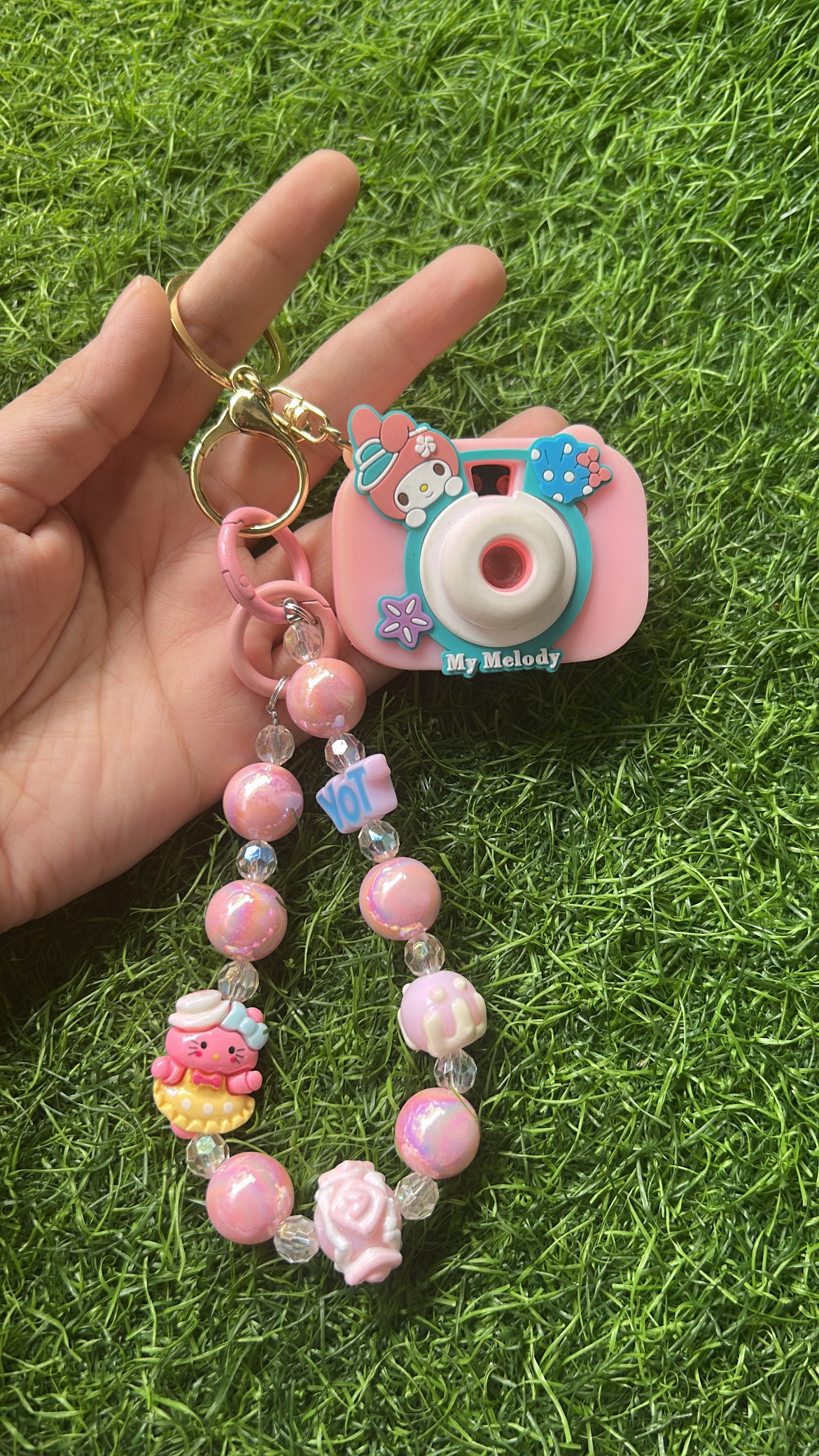 Camera projector keychain