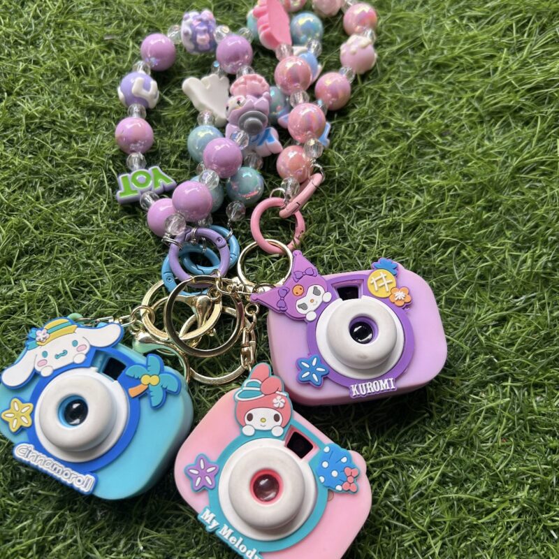 Camera projector keychain