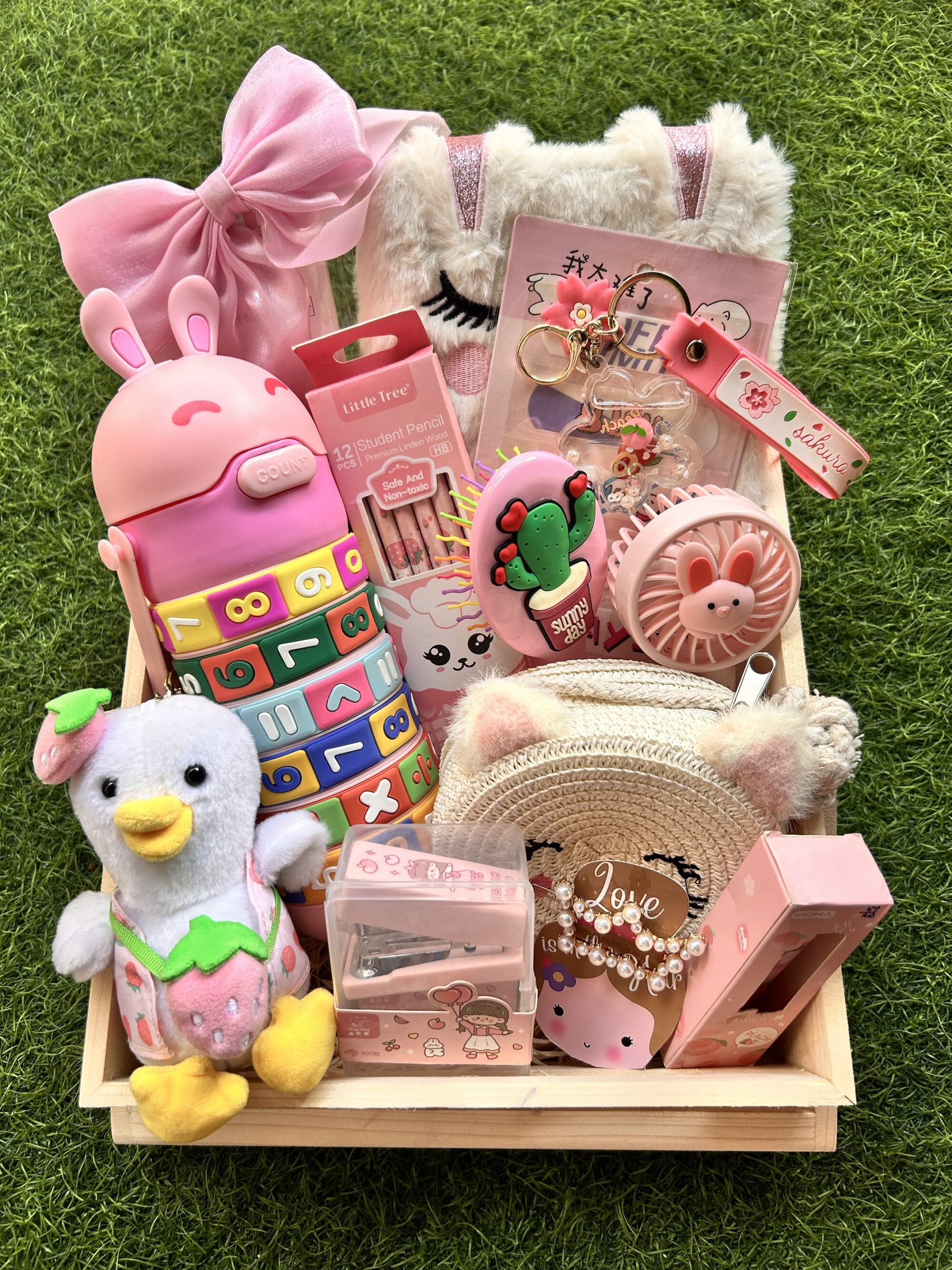 Pretty in pink Basket