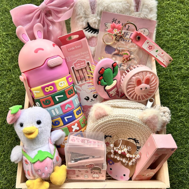 Pretty in pink Basket
