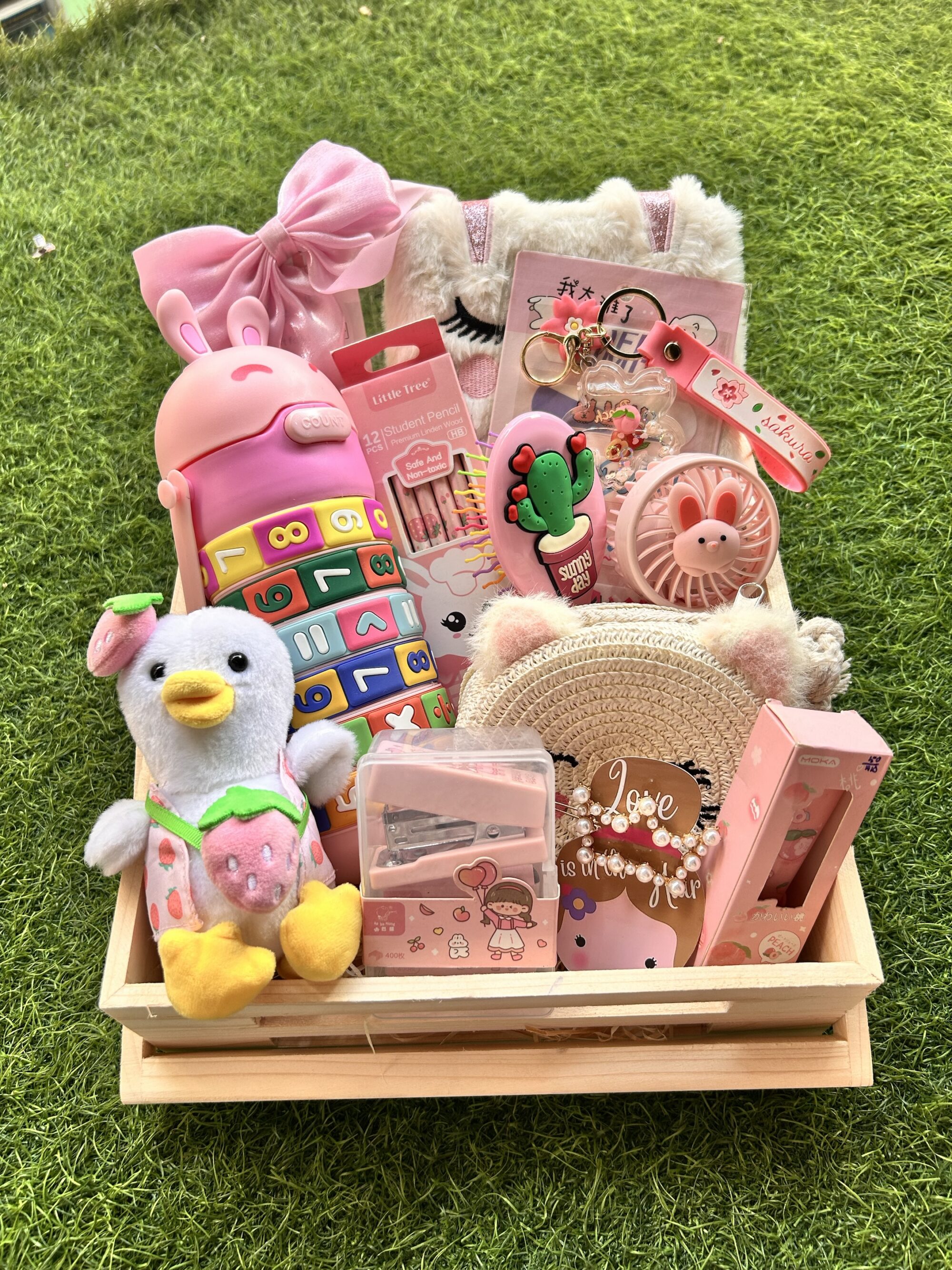 Pretty in pink Basket