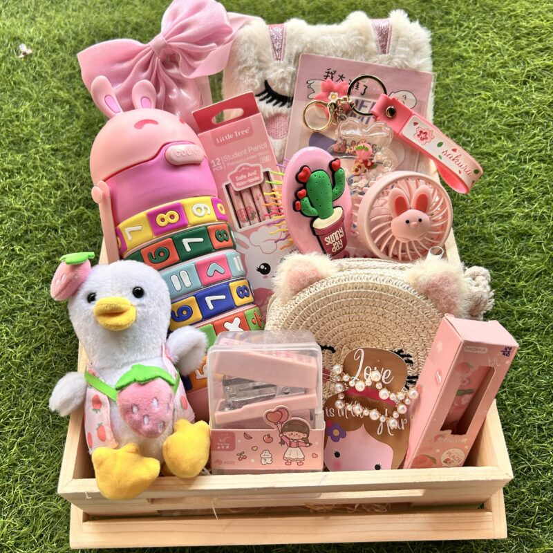 Pretty in pink Basket